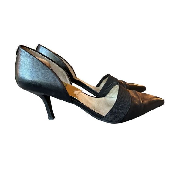 Michael Kors Black Supple Leather Pumps - Picture 8 of 10